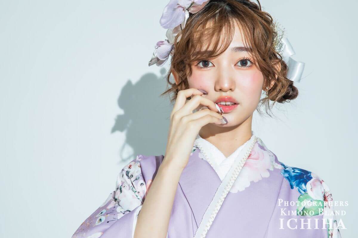 振袖を着た女性