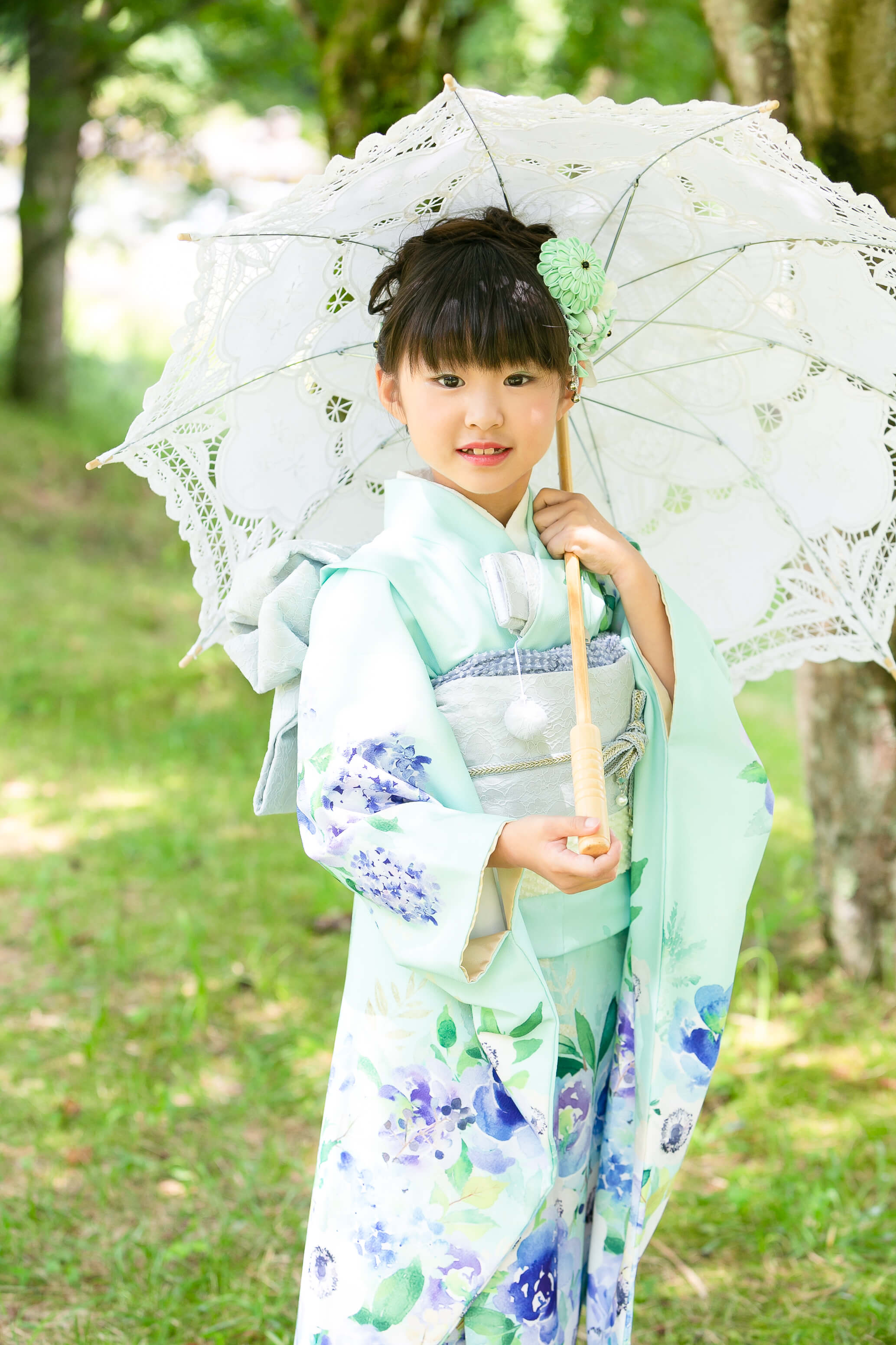 七五三7歳着物セット(髪飾りお付けします)