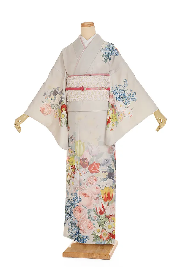 訪問着用のお草履とバックのレンタルセット