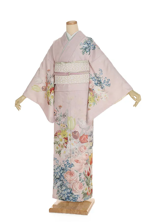 おしゃれでモダンな洋花訪問着