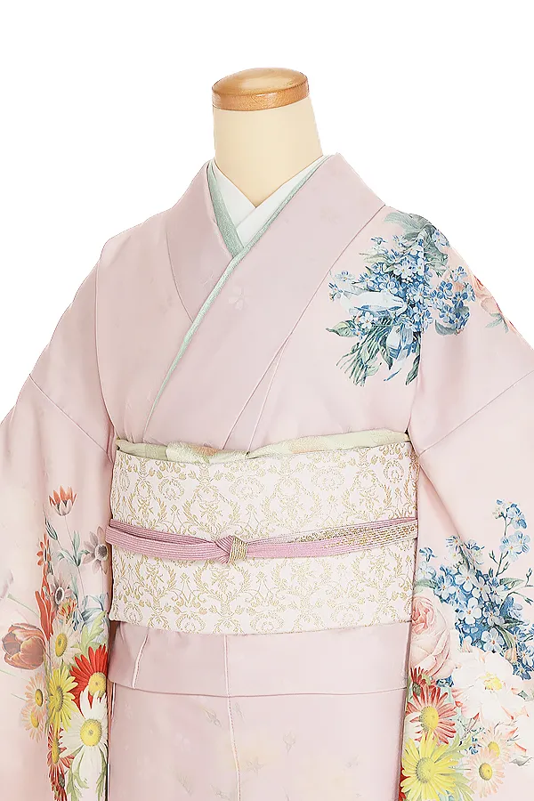 訪問着用のお草履とバックのレンタルセット