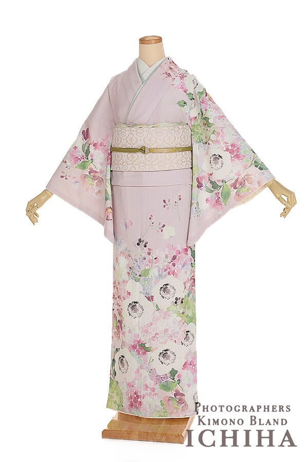 訪問着レンタル・アネモネピンク
