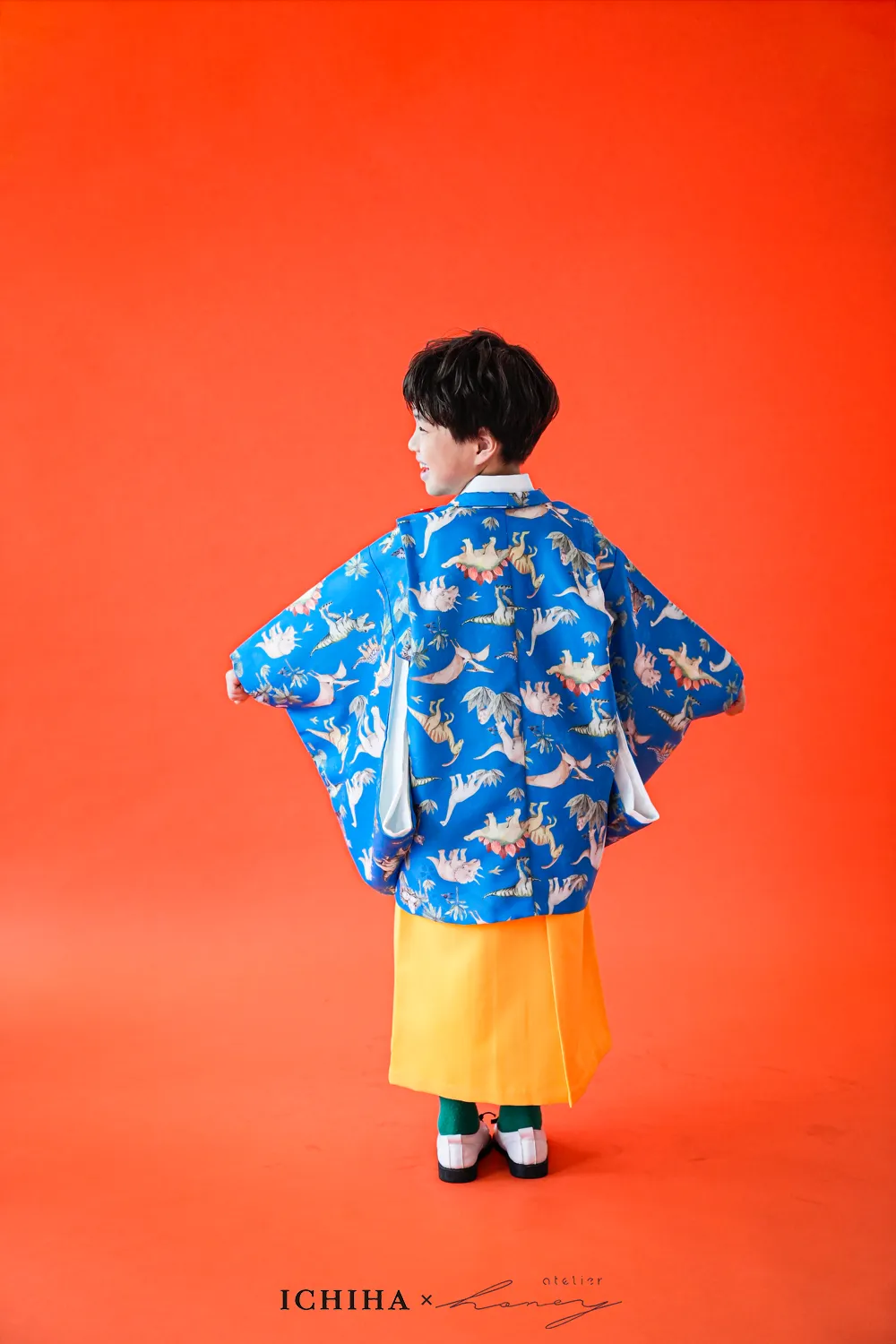 恐竜着物レンタル七五三