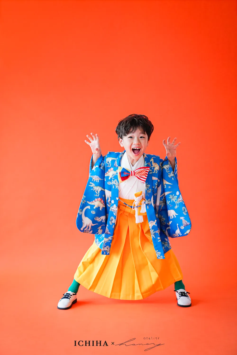 恐竜着物レンタル七五三