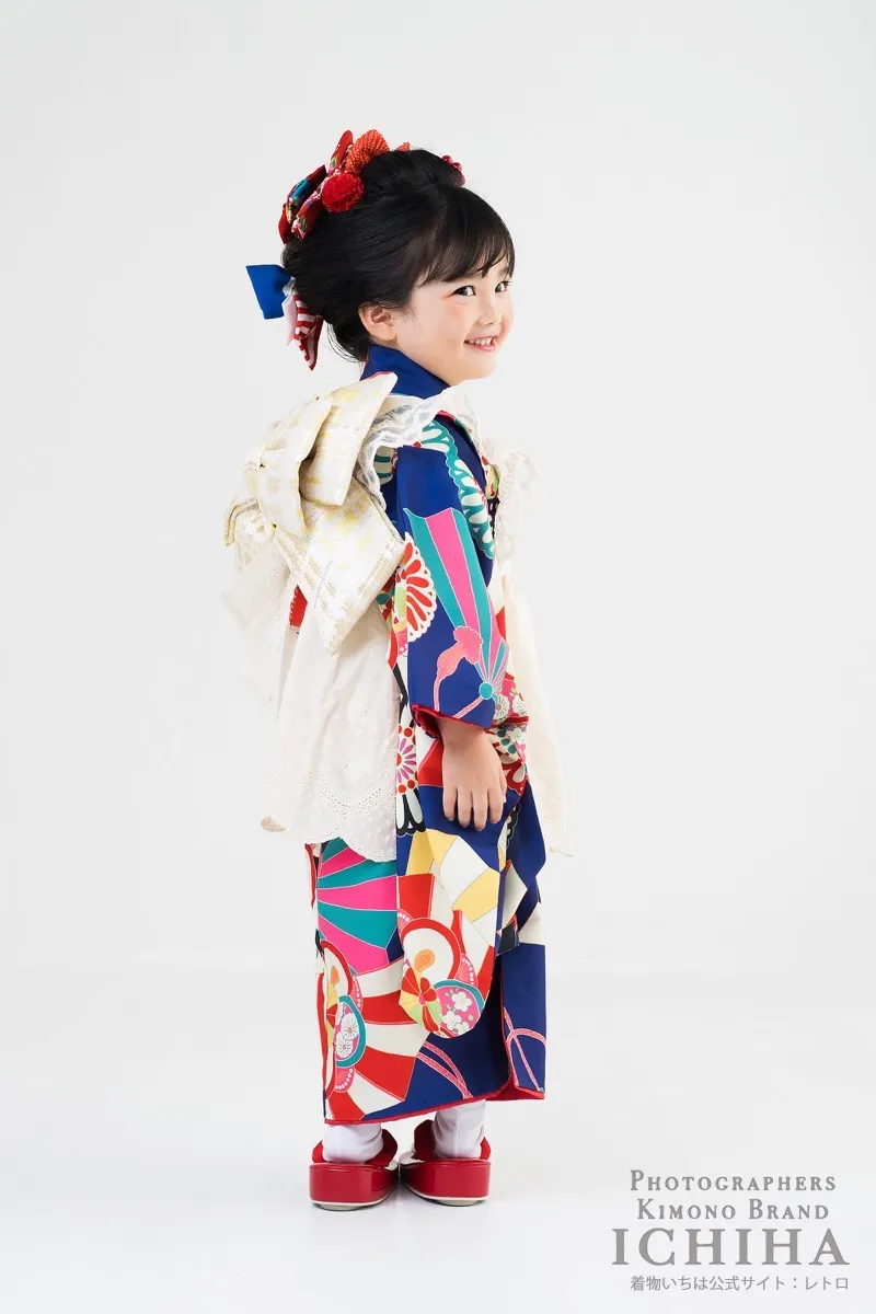 ３歳帯・被布・エプロン セット3歳七五三着物レンタル