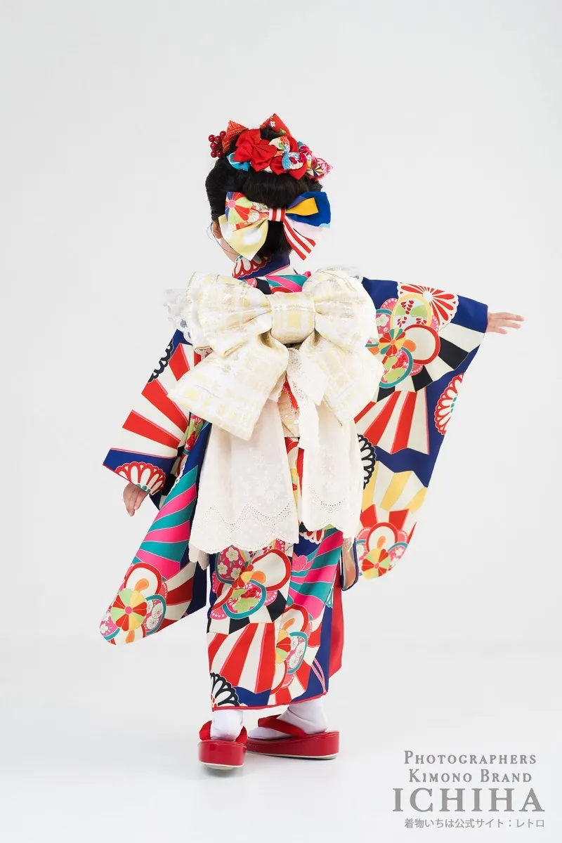 ３歳帯・被布・エプロン セット3歳七五三着物レンタル