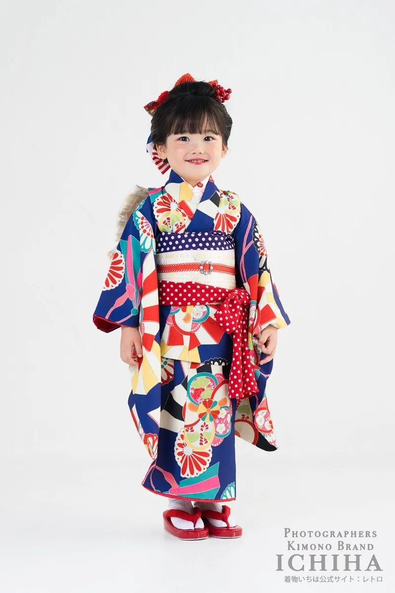 ３歳帯・被布・エプロン セット3歳七五三着物レンタル