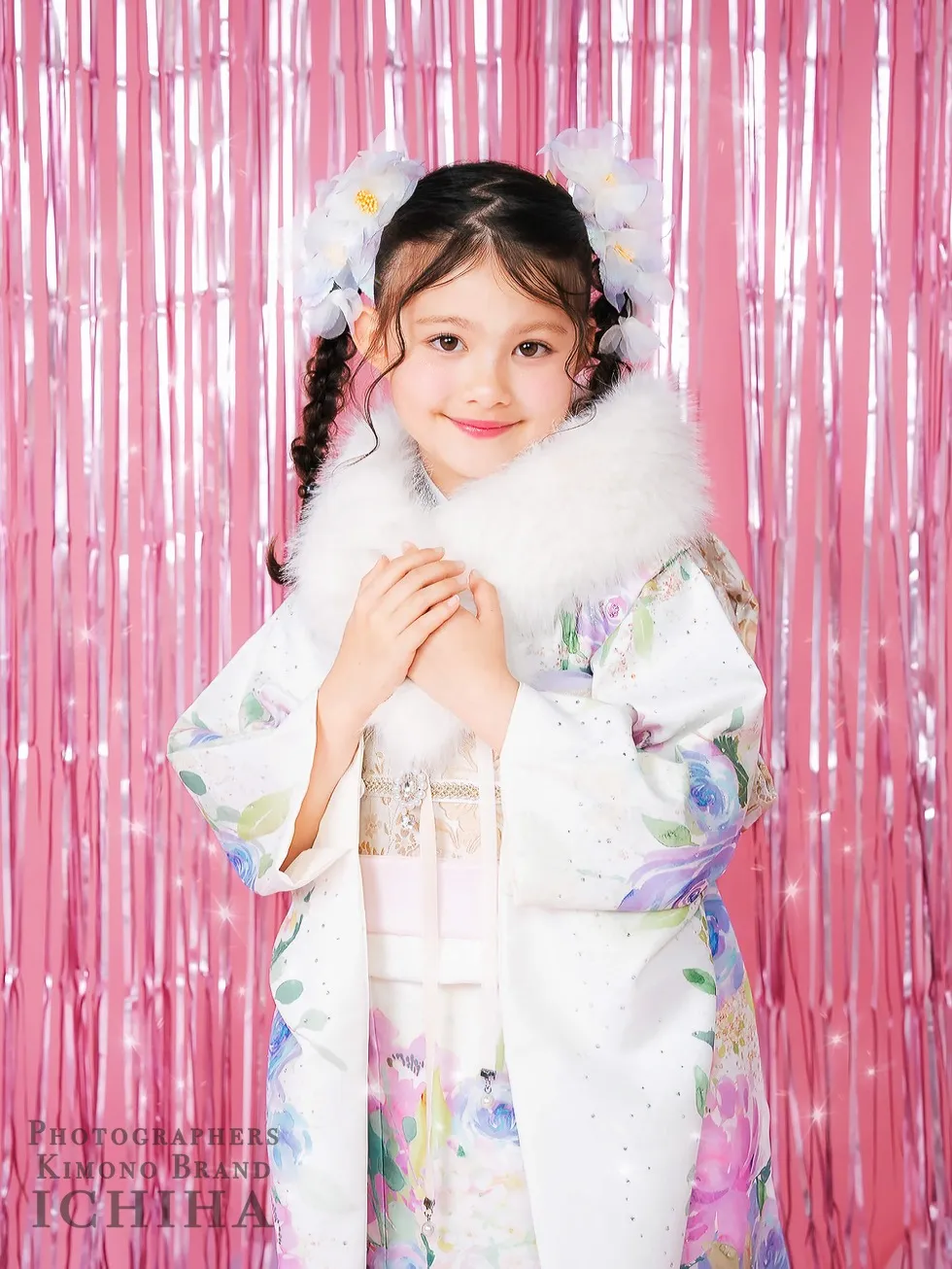 ゆめかわ7歳七五三着物