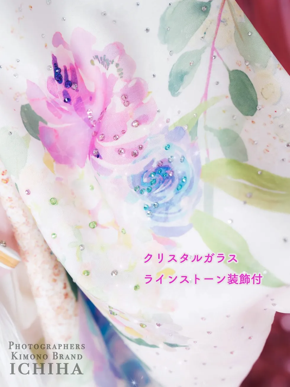 七五三ICHIHA7歳ゆめかわ・パルテル色着物