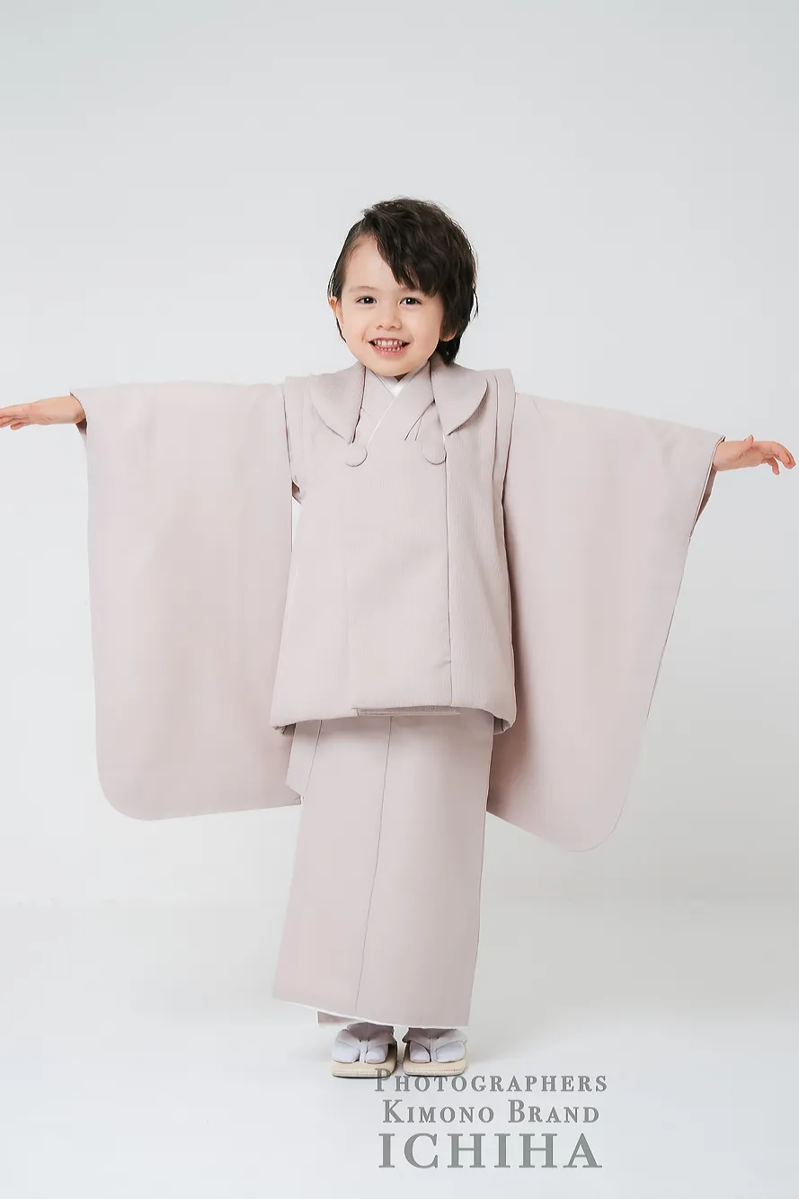 着物レンタル 3歳 男の子｜ライトブラウン