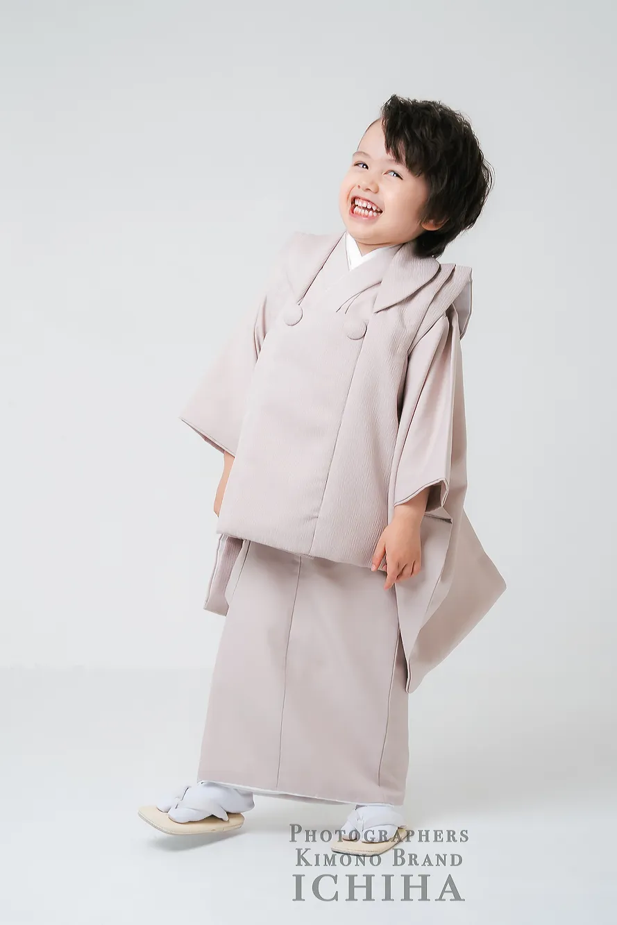着物レンタル 3歳 男の子｜ライトブラウン
