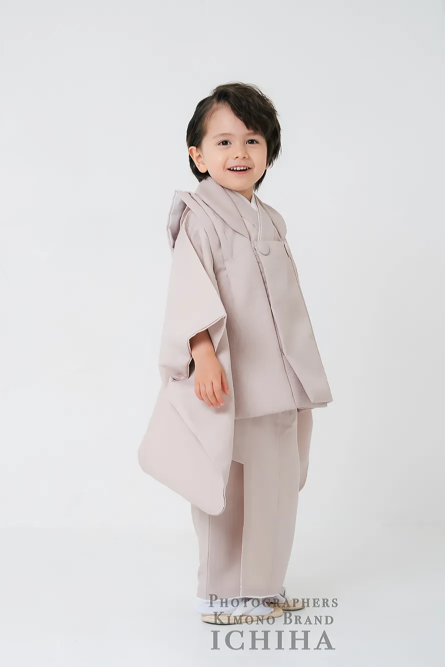着物レンタル 3歳 男の子｜ライトブラウン