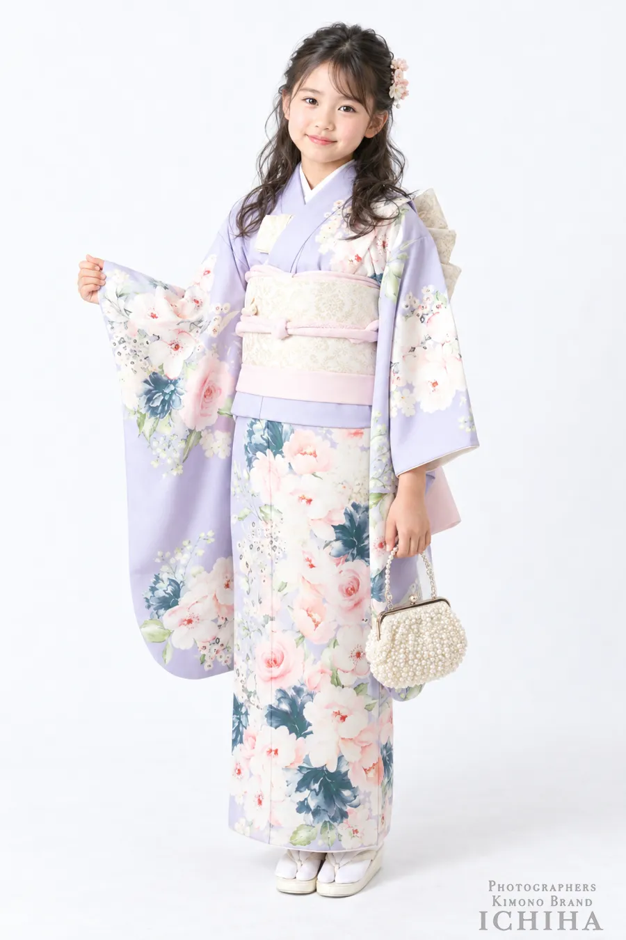 洋花着物レンタル　７歳